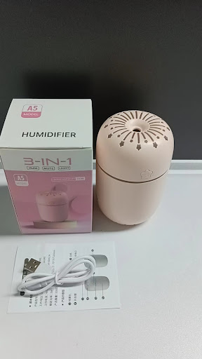 Title 7, USB Mini Luchtbevochtiger voor Thuis en Auto, k...