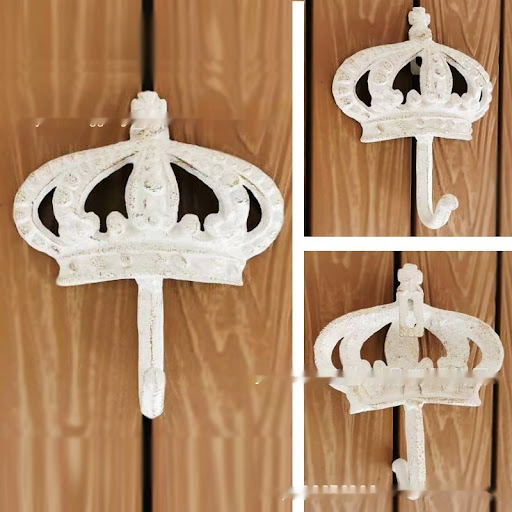 Title 5, European Style Retro Iron Hook Outdoor Decorati...