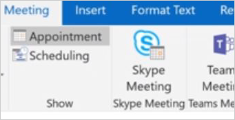 Add a video meeting in 2016 version.