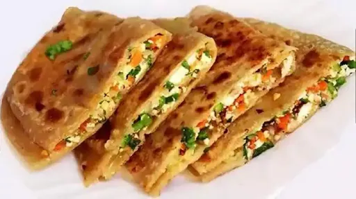 Paneer Chilli Cheese Parantha