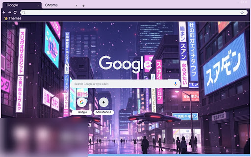 Neon Sakura Drift screenshot 1