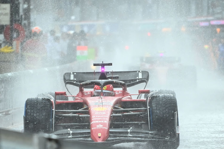 The F1 Grand Prix of Monaco at Circuit de Monaco starts under rain on May 29 in Monte-Carlo, Monaco.