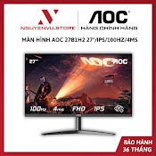 Màn Hình Máy Tính Aoc 27B1H2 (27Inch/Fhd/Ips/100Hz/4Ms/ 27B1H - 2) - Hàng Chính Hãng