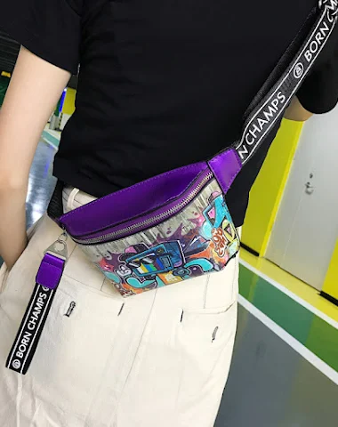 Hip Hop Fashion Obojena Grafiti Mal - 0