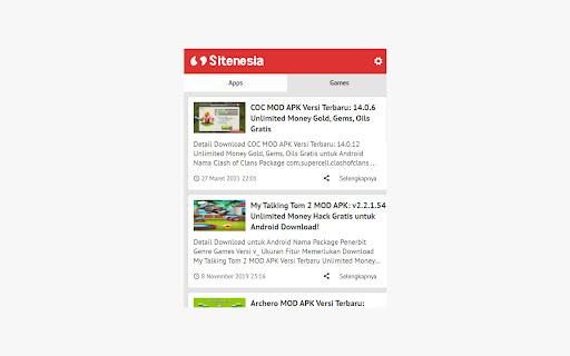 Sitenesia - Apps & Games Download