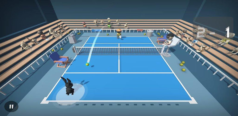 Zoo Tennis Game -3D Tennis Mania App Simulation