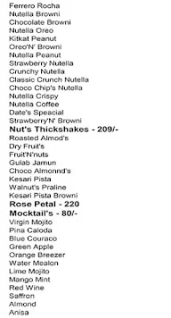 House Of Thickshakes menu 2