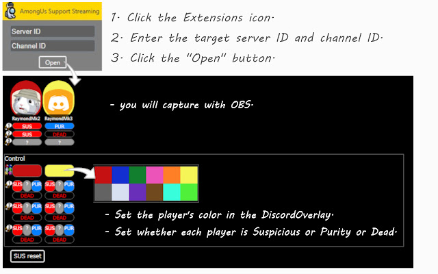 AmongUsSupportStreaming chrome extension