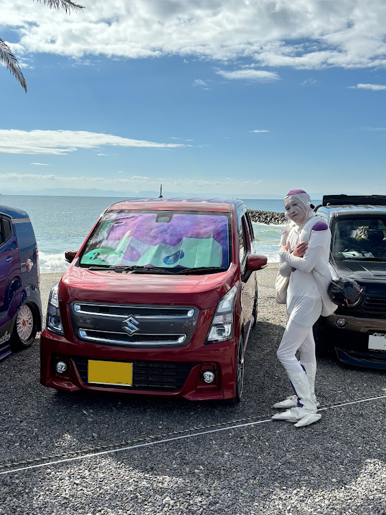 ワゴンRスティングレーのSea-side K-car meeting・オールジャンルMT・mh55s・仲間って最高！！・コスプレコラボに関するカスタム事例の投稿画像2枚目