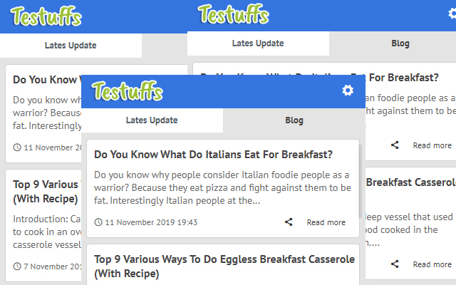 Testuffs - Latest Update News Preview image 1