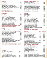 Food Express menu 1