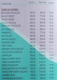 The Creamery Cafe menu 1