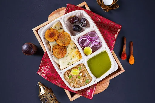 Chicken Haleem With Kebab Lunchbox