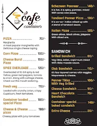 Cafe Container menu 1