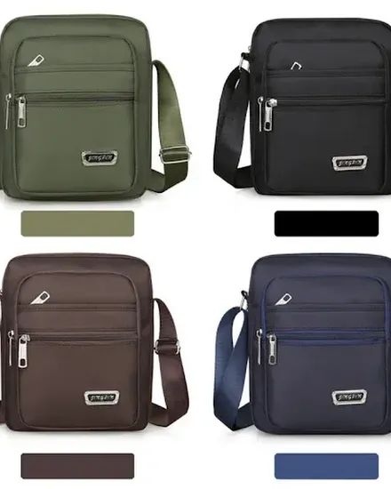 Brand New Men Crossbody Bags Male Nylon Shoulder Bags Boy... - 2