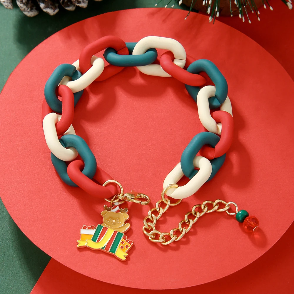 Title 16, Bracciale catena in metallo creativo di Natale ...