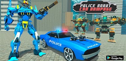 Police Robot Car Game 3d Screenshot