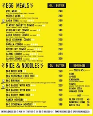 Ministry Of Eggs menu 2