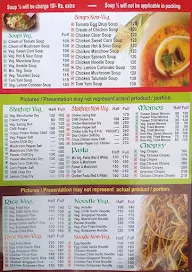 The Chinese Hut menu 1