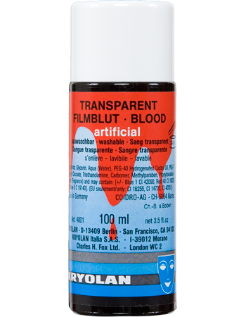Blod, transparent 100 ml mellan
