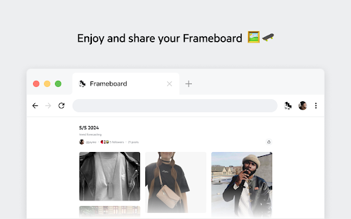 Curate to Frameboard