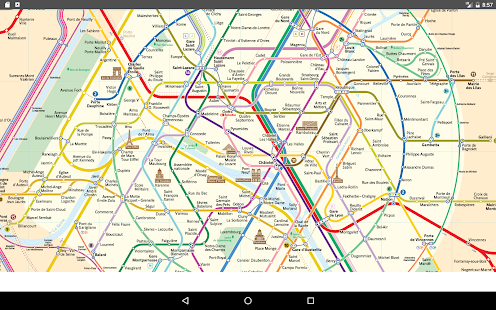 Paris Subway 2017 Map - náhled