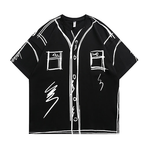 Title 9, Graffiti Abstract Leisure Short Sleeve for rela...