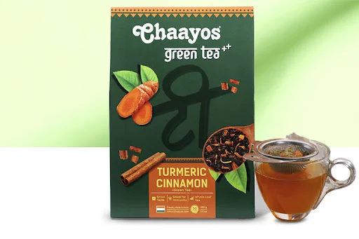 Turmeric Cinnamon Green Tea (100g) (Whole Leaf)