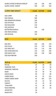 The Egg Cafe menu 2