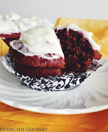 Red Velvet Beet Cupcakes