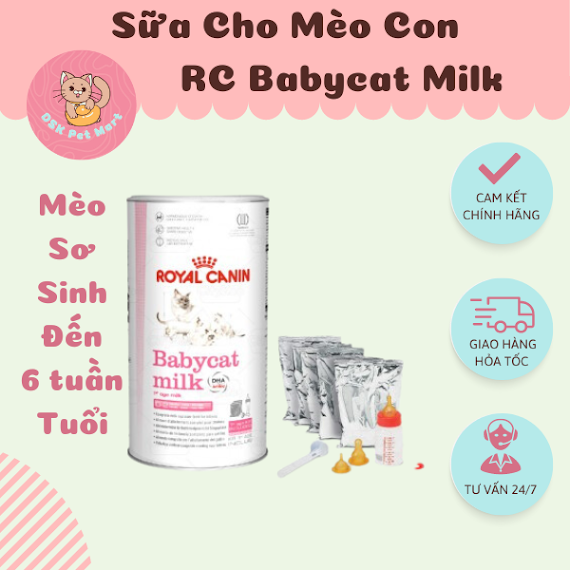 Sữa Cho Mèo Con - Royal Canin Babycat Milk | Lon 300Gr