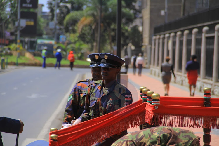 Preparations ongoing at parliament as they wait President William Ruto to officially to open 13th parliament officially on September 29,2022.