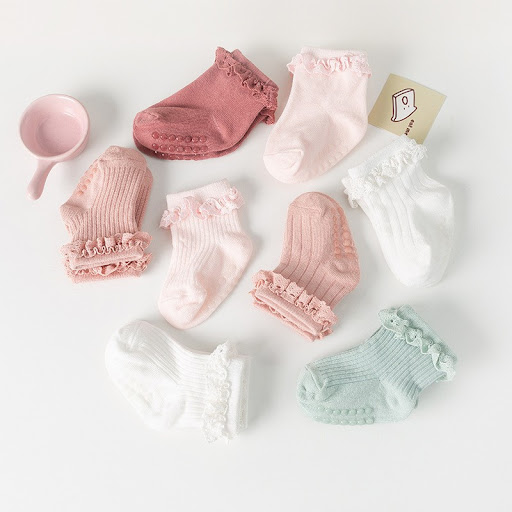 Title 3, Childrens Non-slip Cotton Socks for Spring and...