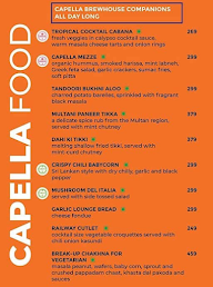 Capella Kitchen & SkyBar menu 6