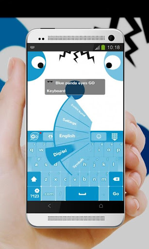 免費下載個人化APP|藍熊貓眼 GO Keyboard app開箱文|APP開箱王