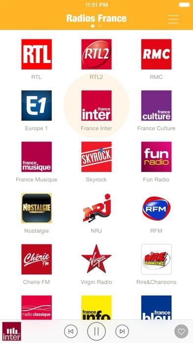Radio ® France Screen 1