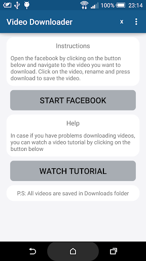 Video Downloader for Facebook