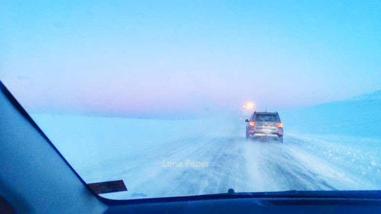 Photo: The convoy to the Nordkapp