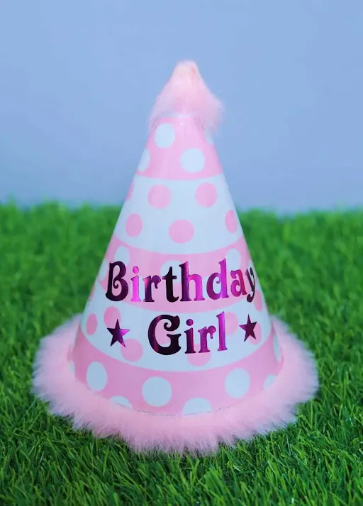 Birthday Pink Cap Girl