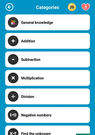Maths. Quiz. Trivia tests