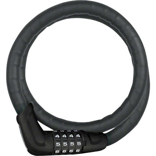 ABUS Tresorflex Combination Coiled Cable Lock: 120cm x 15mm With Mount