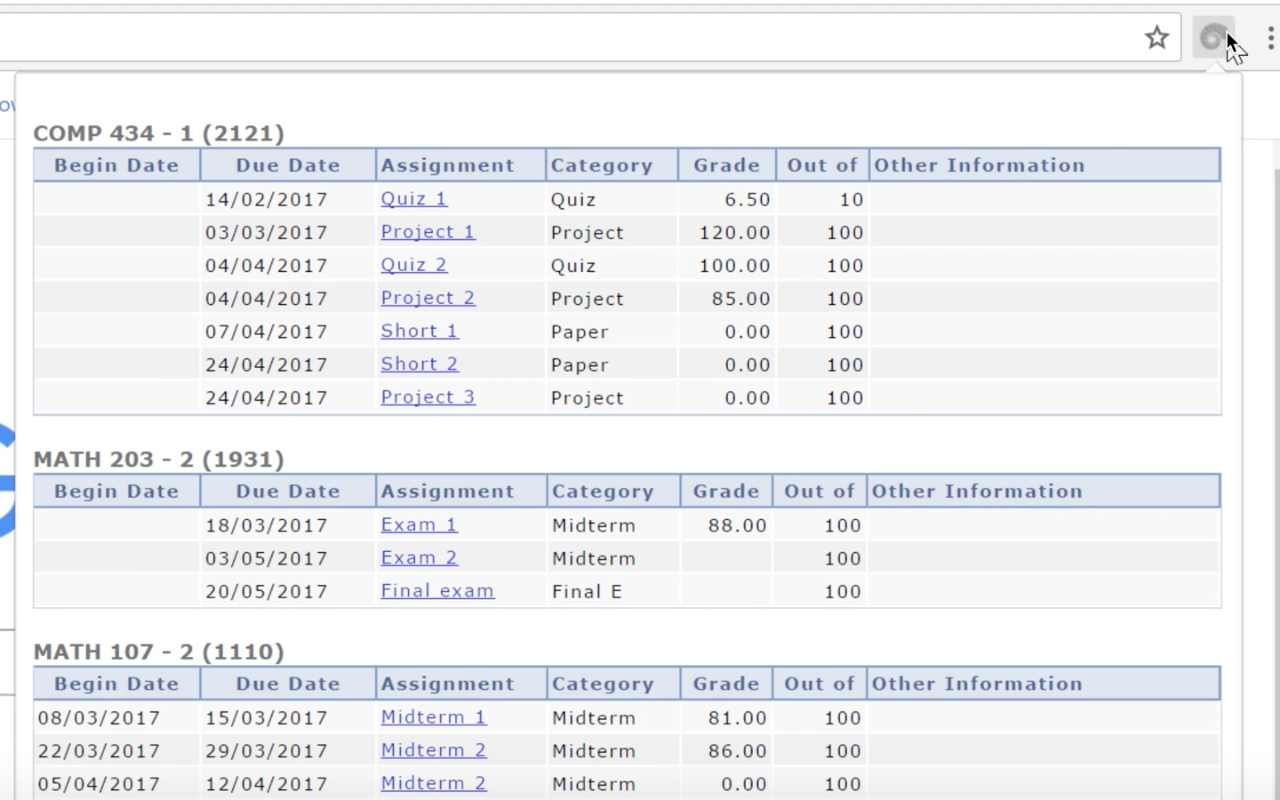 KU Grades Preview image 0