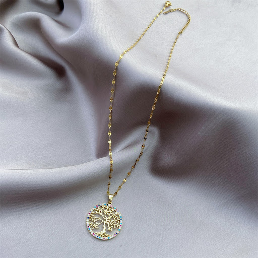 Title 5, Personality Hollow Out Colorful Zircon Tree of ...