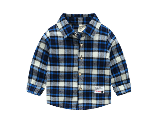 Chemise à carreaux mignonne pour enfants Chemise à manches longues Style tendance et confortable Parfait pour les tenues quotidiennes et occasions spéciales