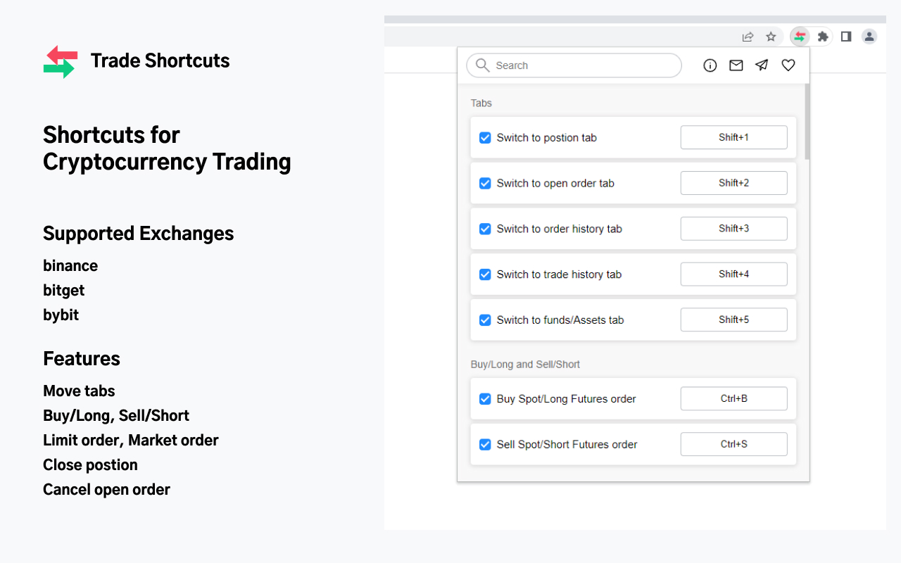 Trade Shortcuts Preview image 1