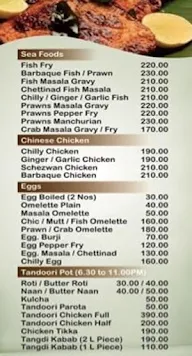 Hotel Arasu Chettinad menu 3