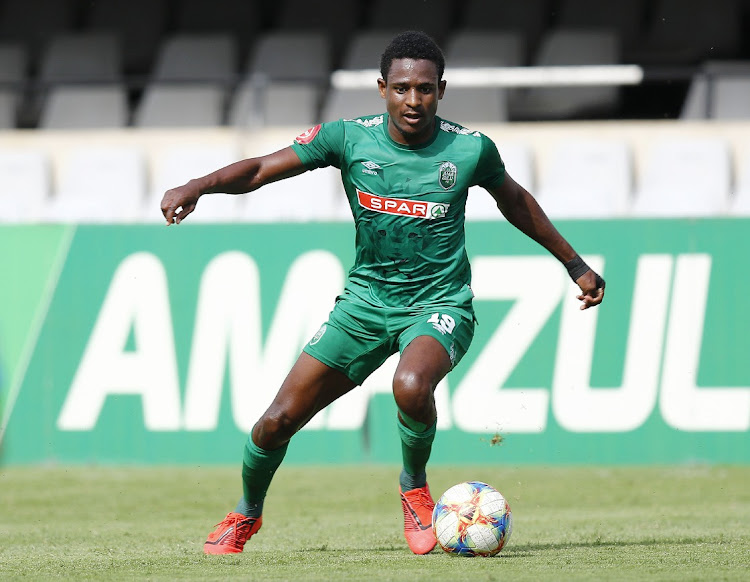 Talent Chawapiwai n the colours of previous club Amazulu is settling in well at Sekhukhune United.