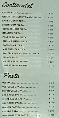 Ranchi Chowpatty menu 1