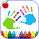 Kids Finger Painting Coloring icon