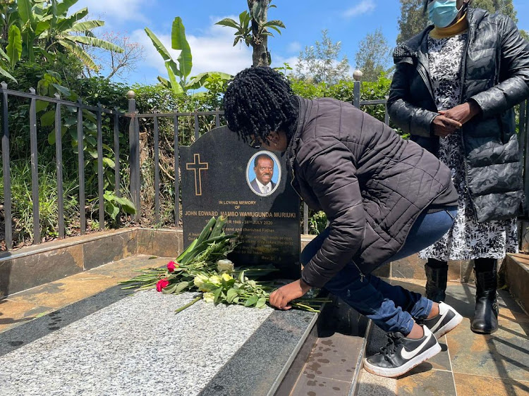 Ciru Muriuki marks two years since her dad passed on